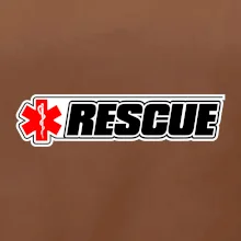 Záchranár rescue kríž červený