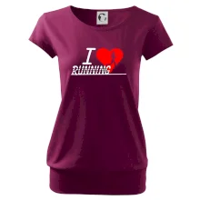 I love running dievča