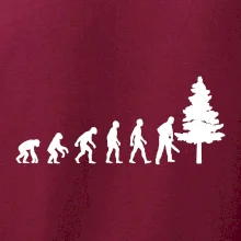 Evolúcia drevorubač - píla a strom