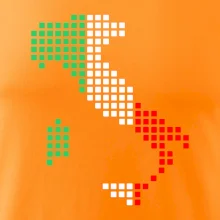 Taliansko obrys vlajka