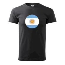 Argentína vlajka guľatá