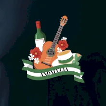 Andalucia gitara a stuha Andalucia gitara a stuha