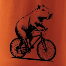 Kapybara na kole černá