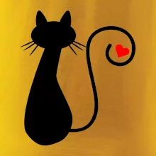 Zamilovaná mačka chvostík Zamilovaná mačka chvostík