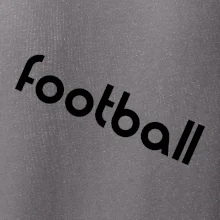FOOTBALL nápis šikmo