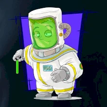 Vesmírny vojak tmavo modrý Vesmírny vojak tmavo modrý