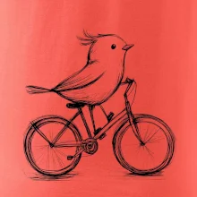Vtáčik na bicykli