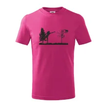 Disc golf - žena čierny obrázok