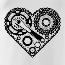 Srdce plné cyklo dielov