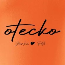 Otecko - tričko s menami deti