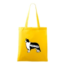 Border kolie mama obrys