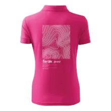 Šerák - vrstevnice v obdĺžniku