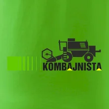 Kombajnista zelená a žltá