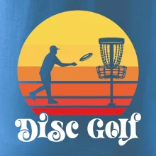 Disc golf postava vintage Disc golf postava vintage