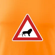 Dopravná značka - Pozor lev