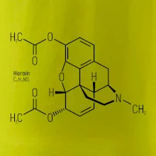 Molekulárna štruktúra Heroín