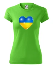 Ukrajina srdce vlajka