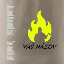 Hasiči - oheň - Váš názov - Prsník + chrbát