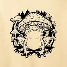 Goblincore čierna hubožaba