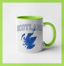 Scotland nápis s mapou Scotland nápis s mapou