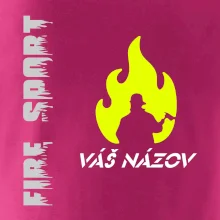 Hasiči - oheň - Váš názov - Prsník + chrbát