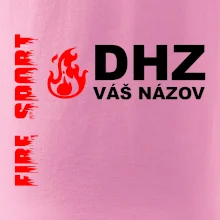 DHZ (oheň, firesport, názov sboru - vlastný nápis)