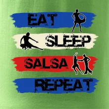 Eat sleep salsa repeat