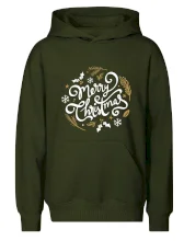 Merry christmas - nápis guľatý