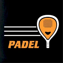 Padel - oranžová raketa