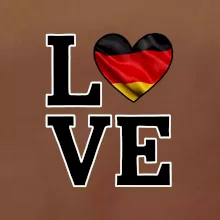 Love Nemecká vlajka