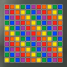 LGBT dúhový štvorec