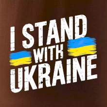 I stand with ukraine tlačiaci nápis