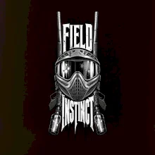 Čiernobiela maska – Field Instinct paintball