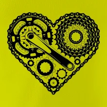 Srdce plné cyklo dielov