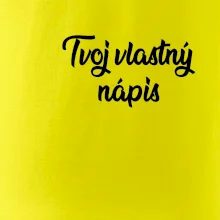 Tvoj vlastný nápis písací - na prsníku