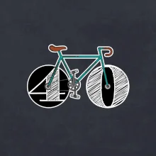 Narodeniny 40 rokov na bicykli