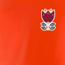 Folklór na prsníku kvetina štvorlistá