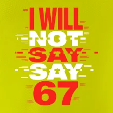Červený - I Will Not Say SAY 67