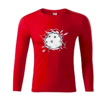 Florbal lopta v triku Florbal lopta v triku