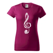 Husľový kľúč kreslený