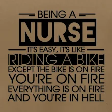 Being a nurse - bike