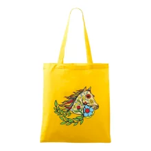 Kôň farebný s listami