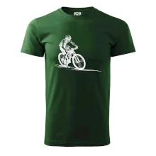 MTB kreslený cyklista MTB kreslený cyklista