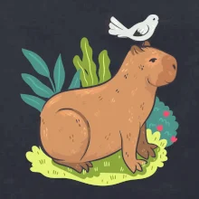 Kapybara a vtáčik Kapybara a vtáčik