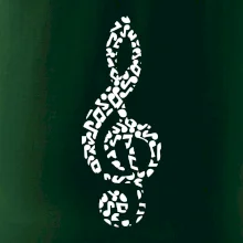 Husľový kľúč z nôt