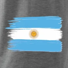 Argentína vlajka kreslená štetkou