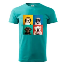 Psi šteňatá koláž