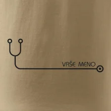 Doktor a sestrička - stetoskop s menom Doktor a sestrička - stetoskop s menom