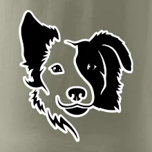 Border kólia obrys hlavy