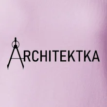 Architektka nápis